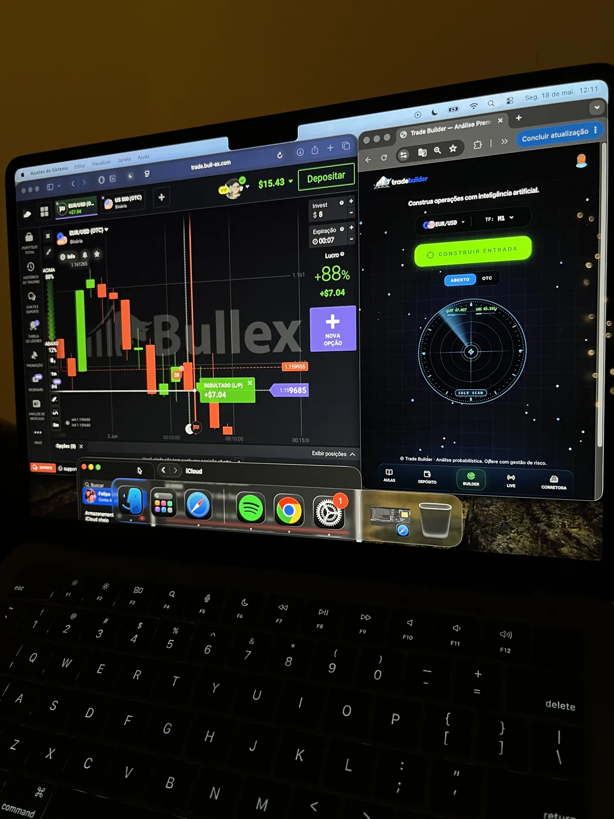 Banca inicial 15 USD